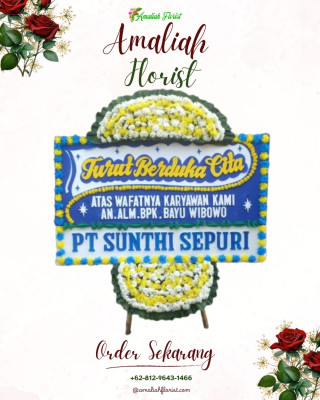 Papan Bunga Duka di Jati Baru