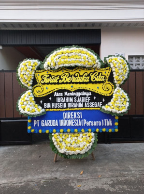 Papan Bunga Duka di Jati Baru