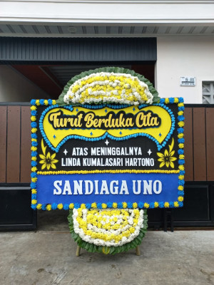 Papan Bunga Duka di Jati Baru